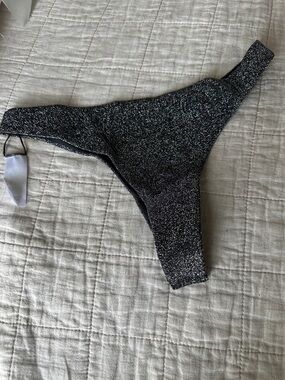 Bombshell Sportswear Black Sparkle Bikini Bottoms